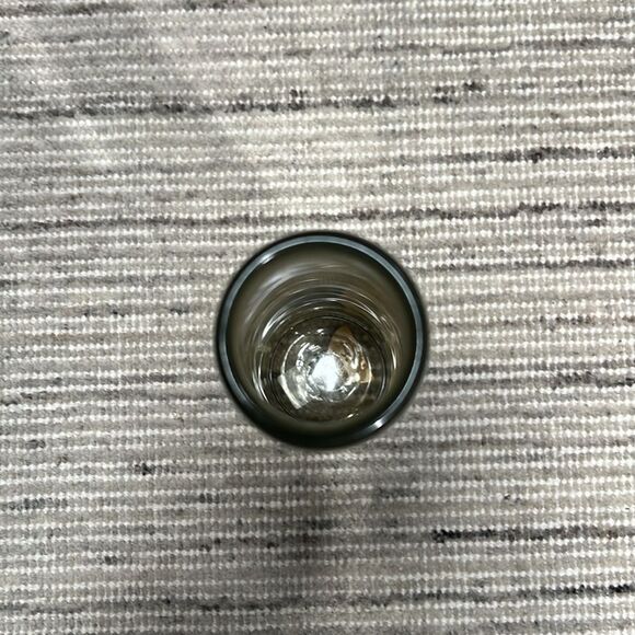 Terrain Glass Tall Vase Green Grey New - Picture 5 of 6